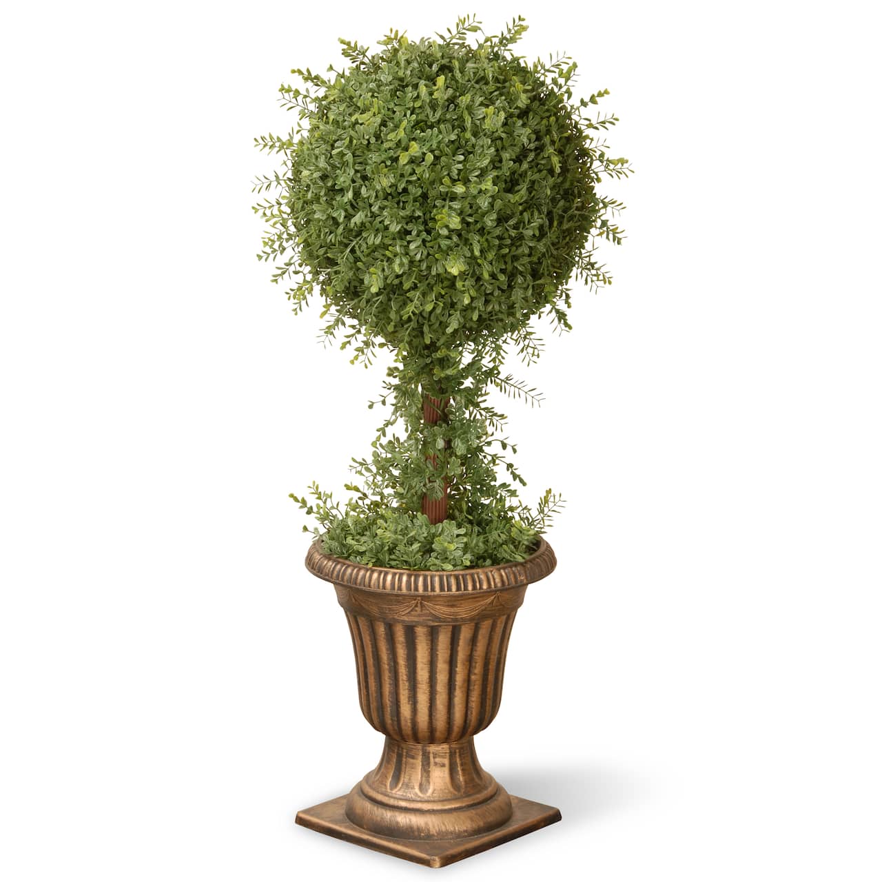 3ft. Mini Tea Leaf 1-Ball Topiary in Urn